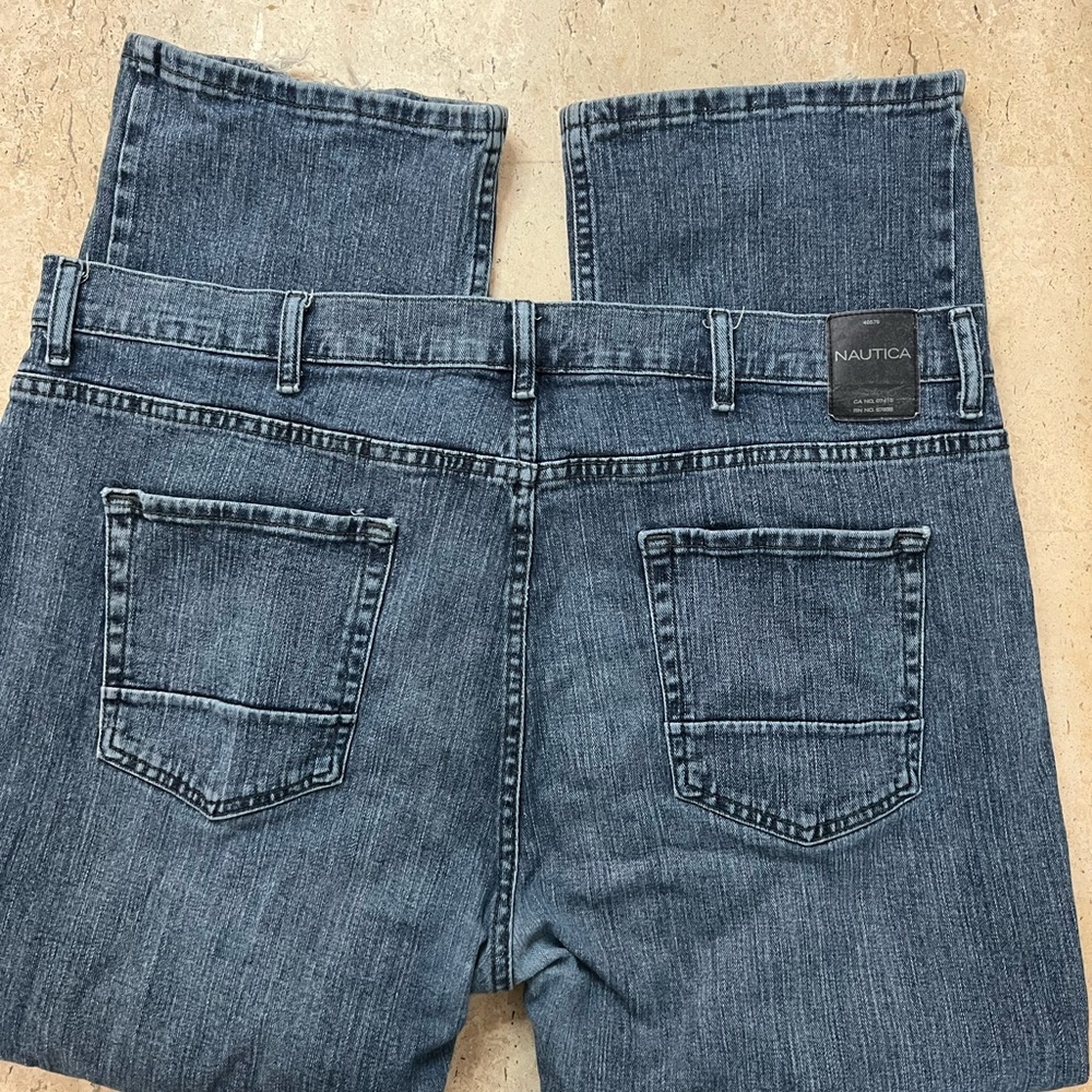 Nautica Relaxed Fit Stretch Denim Jeans Size 42/30 - Picture 2 of 8